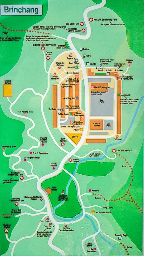 cameron highlands maps travel guide